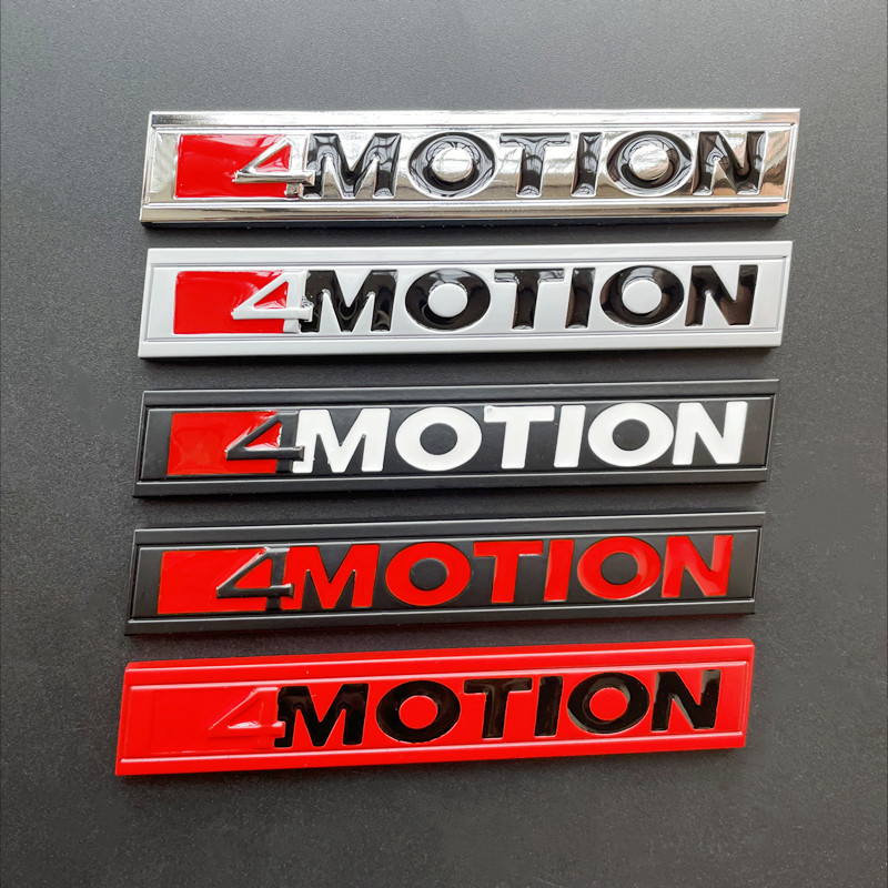 Golf Equipment Used - 3D メタル 4 モーションロゴ 4motion エンブレム車のトランクバッジフォルクスワーゲン