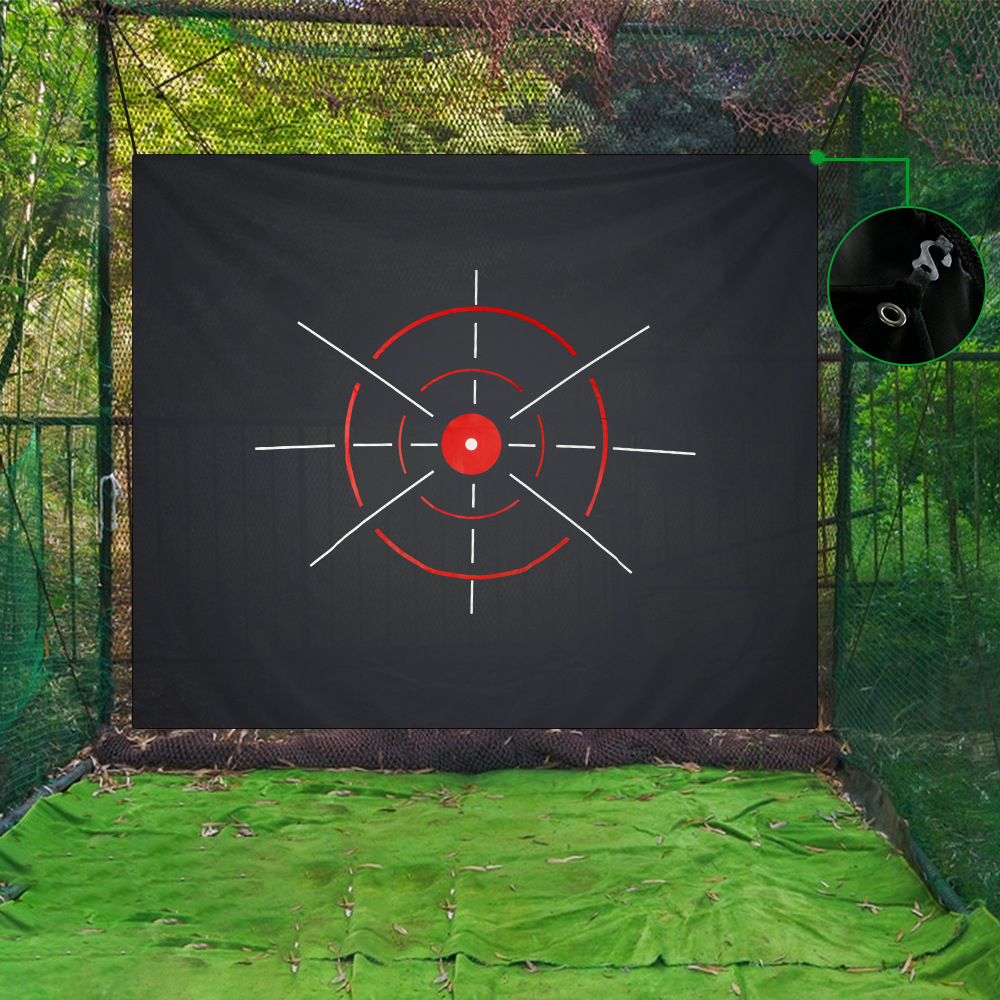 Practice Net Hitting - ゴルフ練習用ネット,168x146cm,練習場,エクササイズケージ,屋内および屋外のゴルフ練習