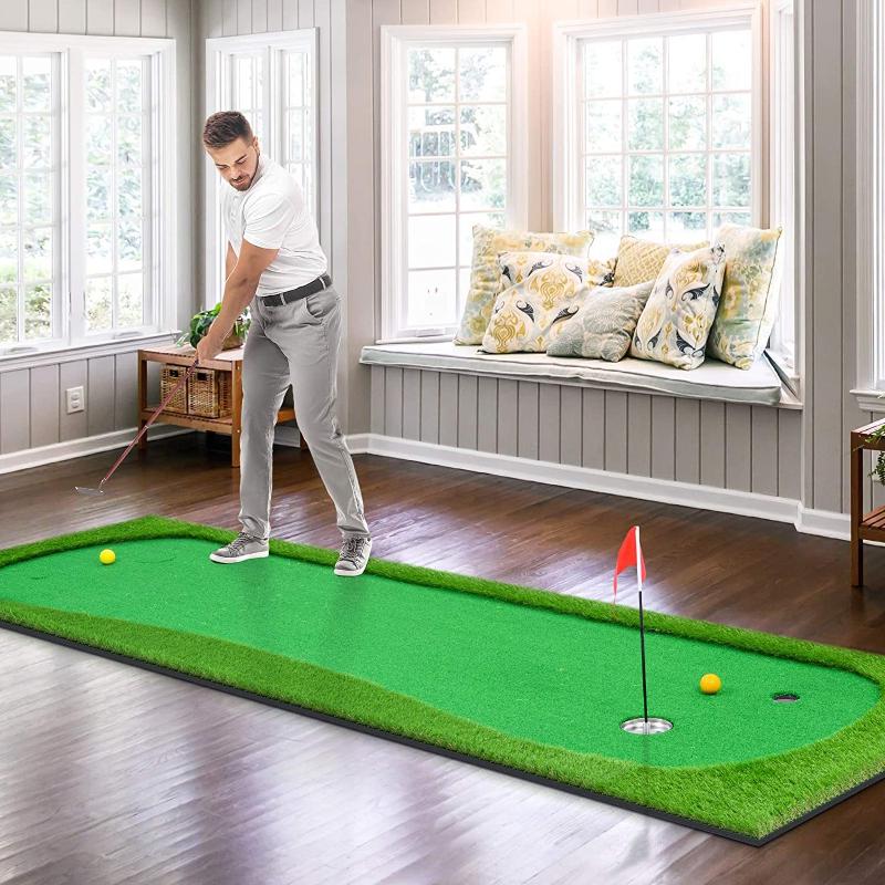 Practice Equipment For Golf - 新しいゴルフ練習器具 パッティングホール用カップ 頑丈なステンレス製練習用ゴルフカップ 小さな赤い旗 ゴルフ用品Acc