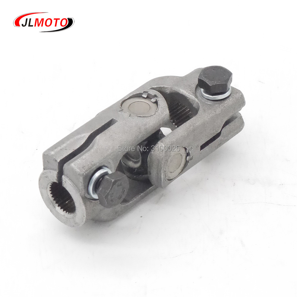 Golf Equipment Used - 30T 14mm ダブルD型リン酸塩処理ユニバーサルステアリングボールUジョイント ATV UTV ゴーカート