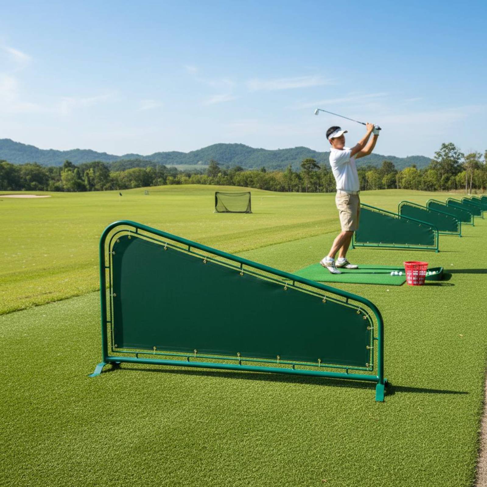 キャンバスゴルフディバイダー高耐久練習場バリアスポーツ用品耐 - Practice Equipment For Golf のレビューと価格