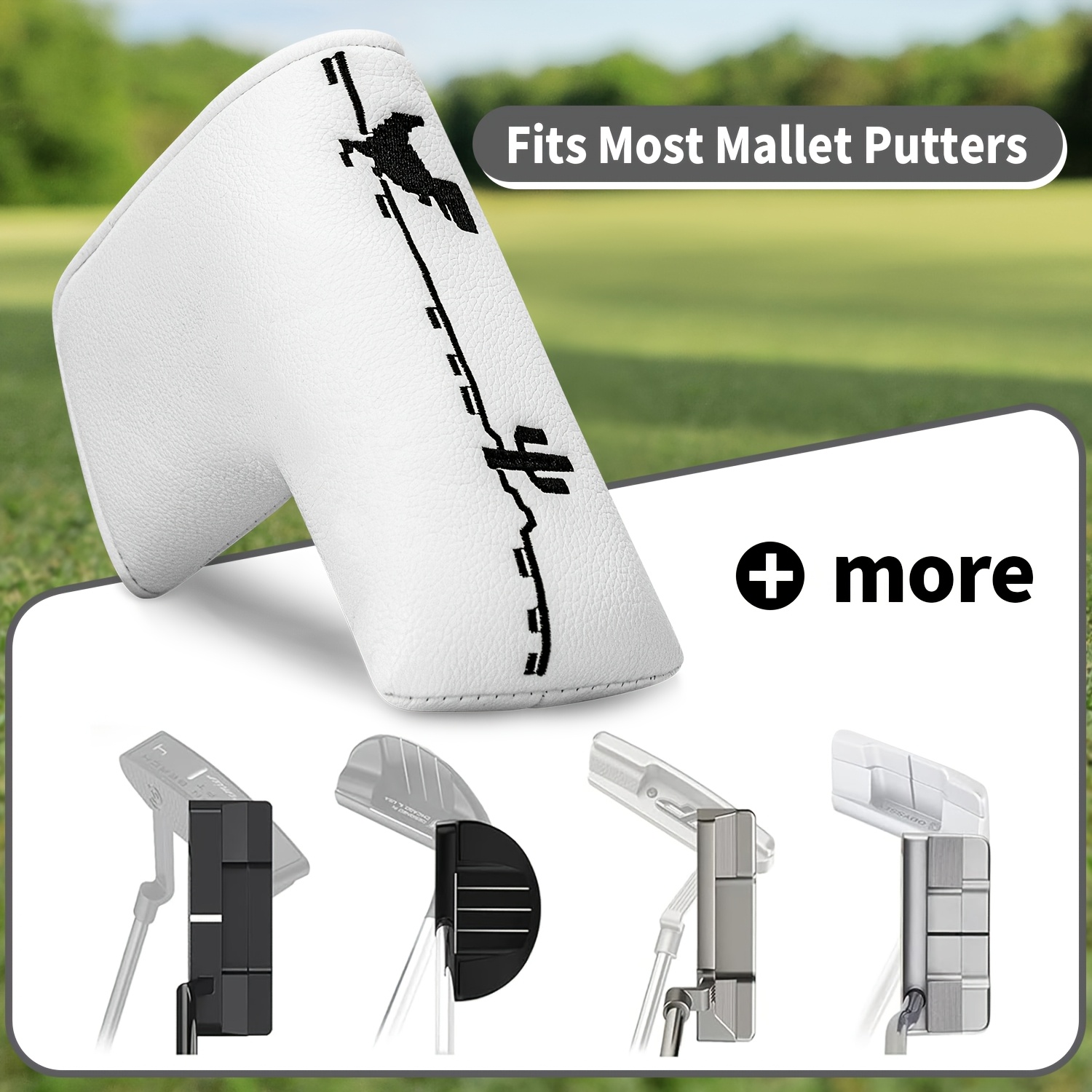恐竜＆クロスボーンズ ゴルフ パターカバー - ブレードヘッ - Golf Equipment Storage のレビューと価格