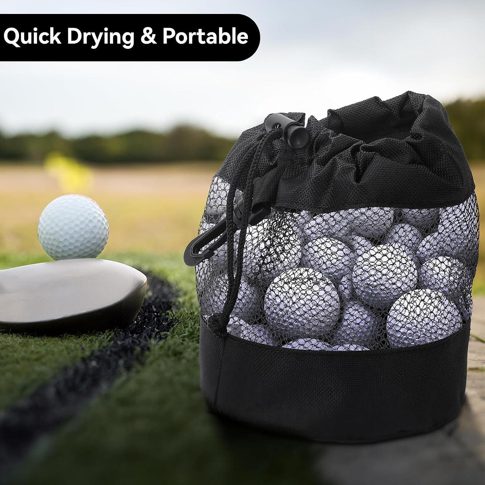 ゴルフボール巾着バッグ 巾着多目的コレクターコンテナ スポー - Golf Equipment Store のレビューと価格