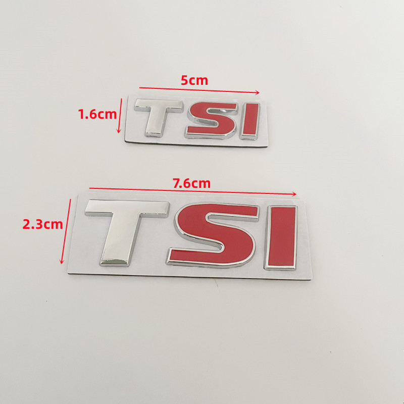 3DメタルカーレターTSIロゴ VW TSIバッジ ポロ ゴ - Golf Equipment Used のレビューと価格