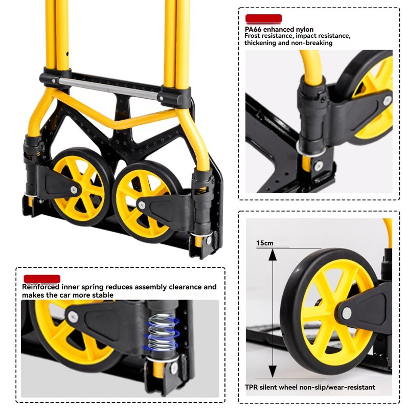折りたたみ式ハンドトラック、軽量で持ち運び可能なカート、引っ - Pull Cart Fold のレビューと価格