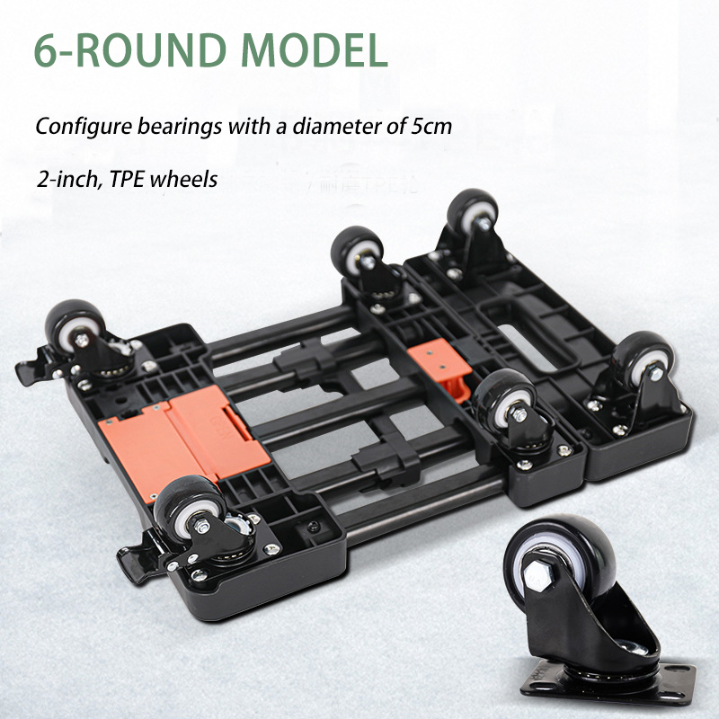 ポータブル折りたたみ式トロリーカート - 多機能フラットベッ - Pull Cart Fold のレビューと価格