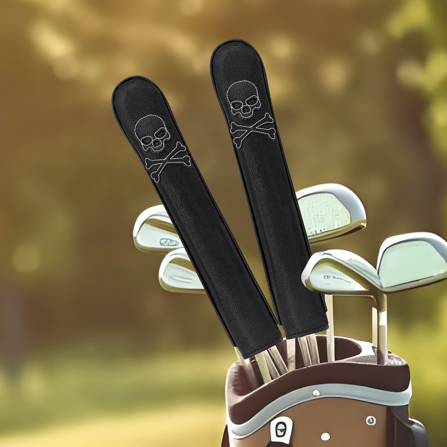 1ピース スカルヘッド型のゴルフクラブヘッドカバー 練習、ト - Golf Equipment Storage のレビューと価格