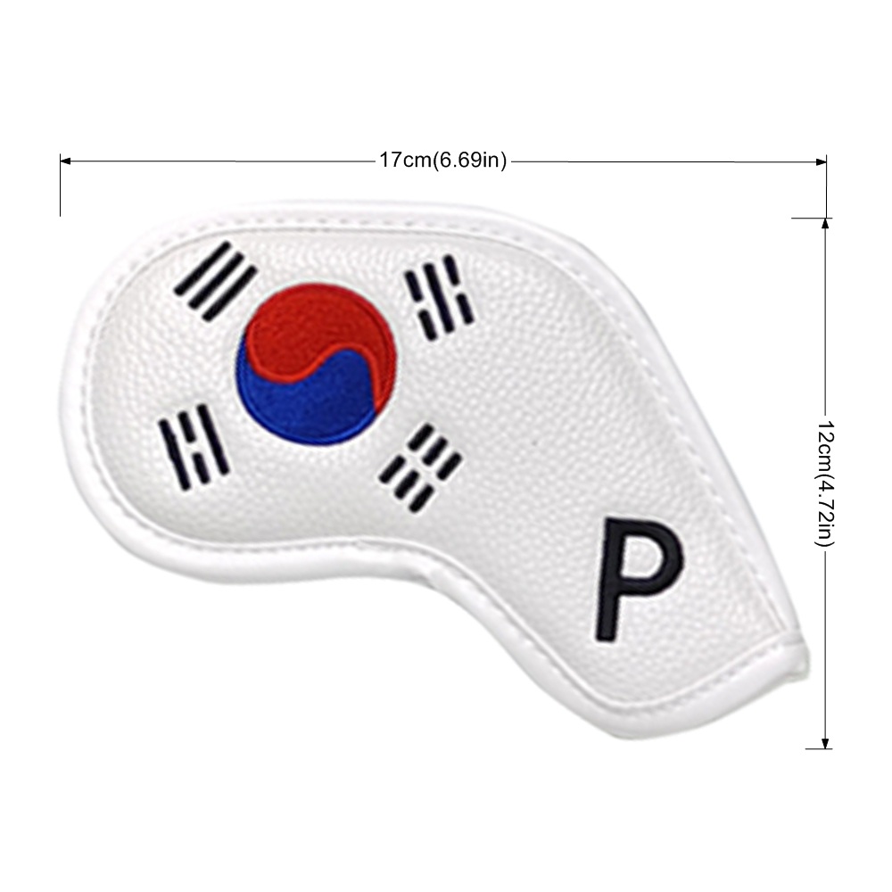 韓国愛国ゴルフヘッドカバーセット - ユニークなデザインのア - Golf Equipment Storage のレビューと価格