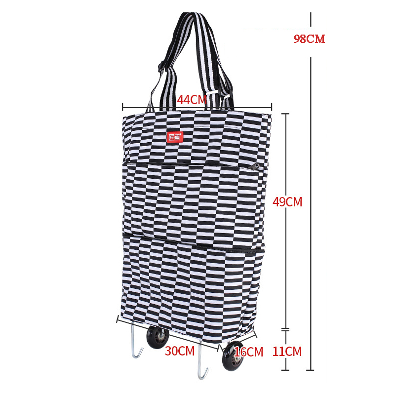 車輪付きポータブル折りたたみ式ショッピングカート,格納式,防 - Pull Cart Fold のレビューと価格
