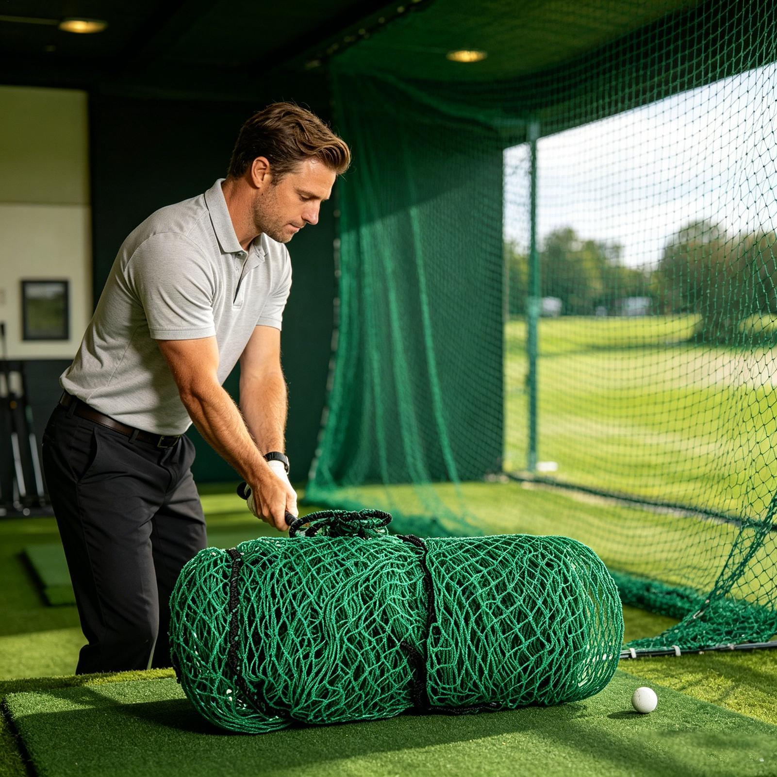 ゴルフヒッティングネット 屋外トレーニング スイング補助具  - Practice Net Hitting のレビューと価格
