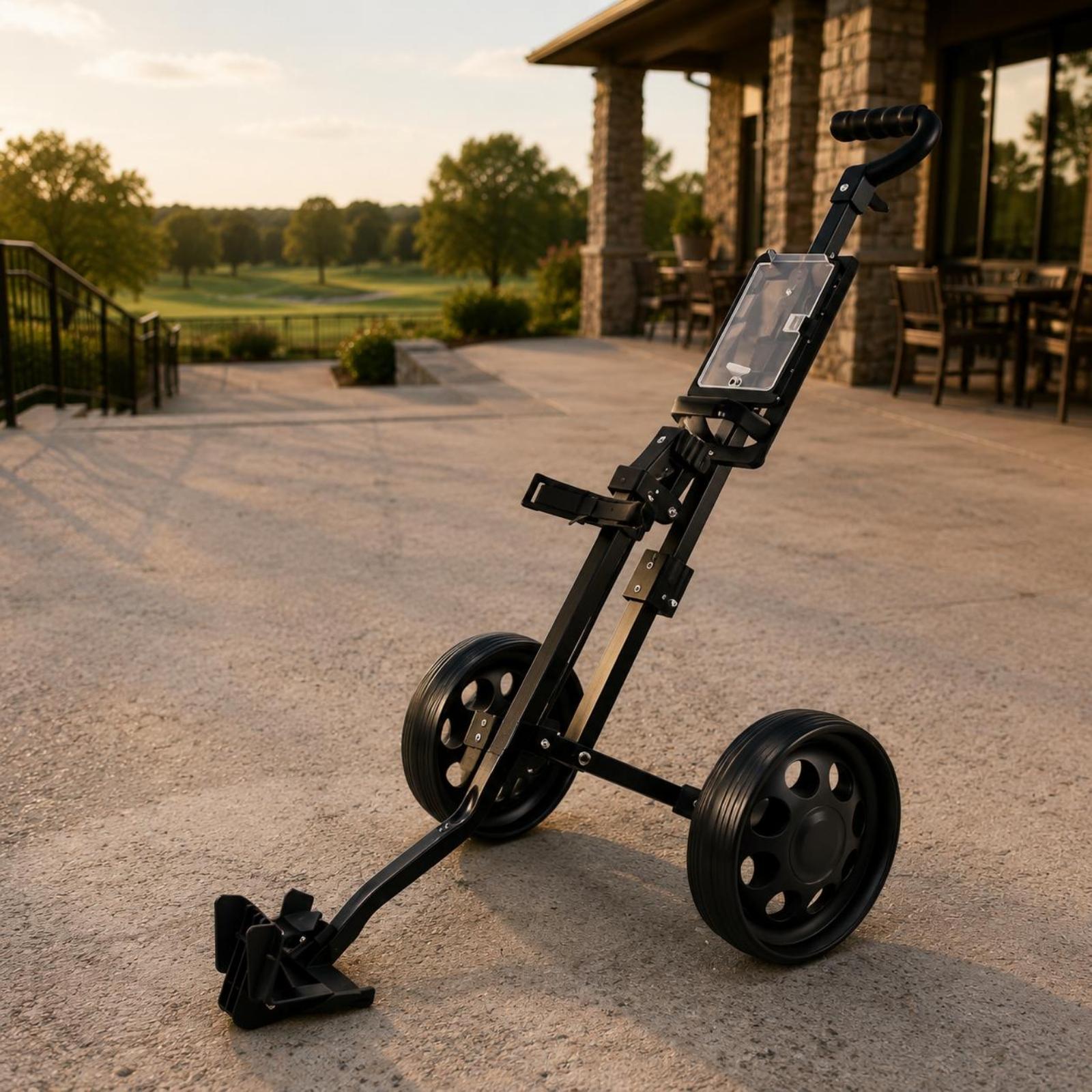 折りたたみ式二輪ゴルフ用品カート 軽量プッシュトロリー ゴル - Practice Equipment For Golf のレビューと価格