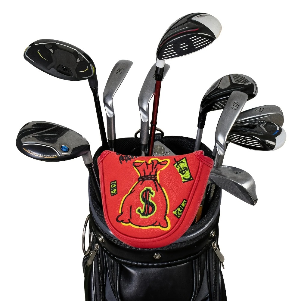 ゴルフパターカバー |   半円形PUクラブヘッドカバー、プ - Golf Equipment Storage のレビューと価格